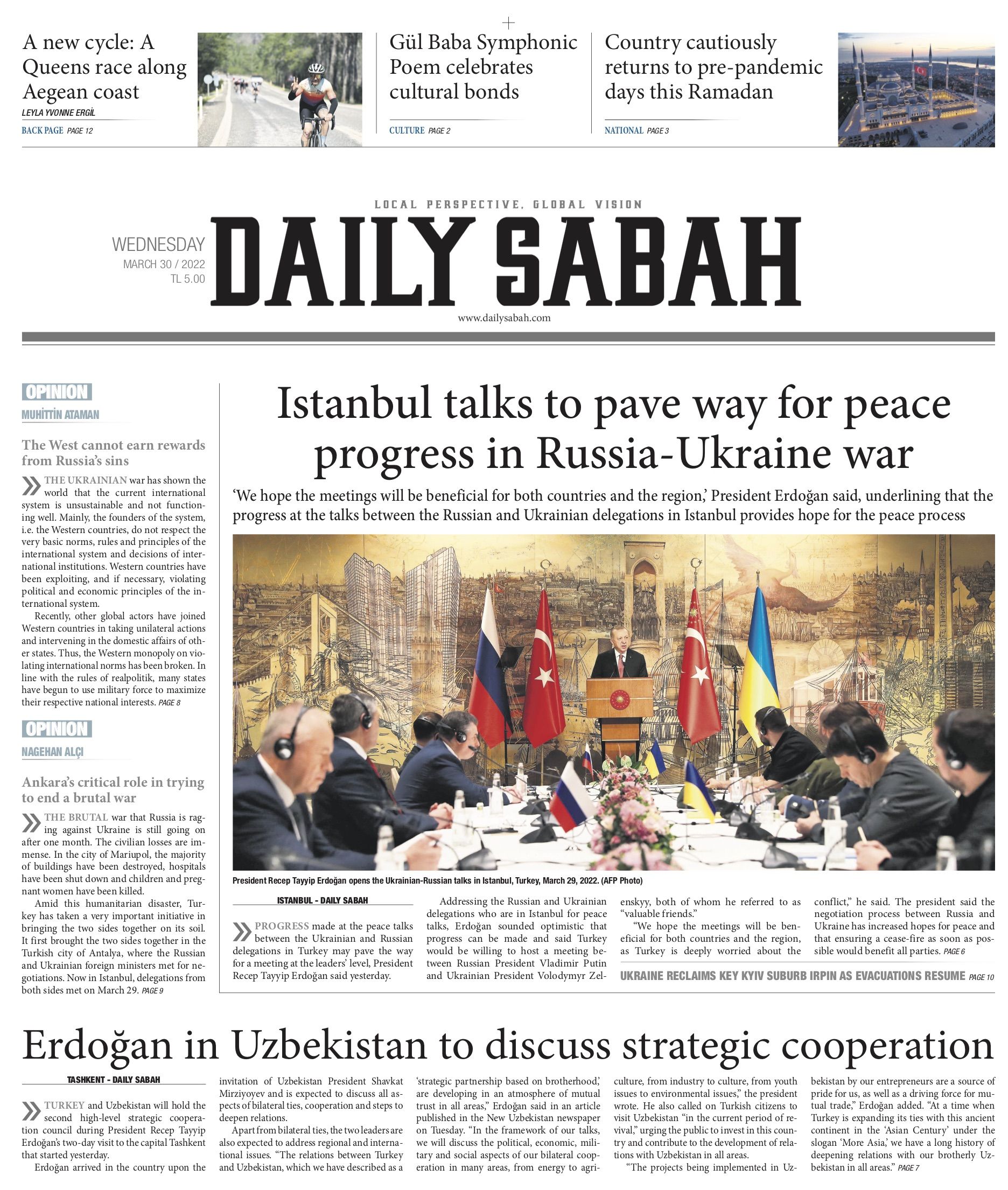 Новини Вінниці - фото з Перші шпальти 22 світових газет: що пишуть про війну в Україні? (Огляд преси)