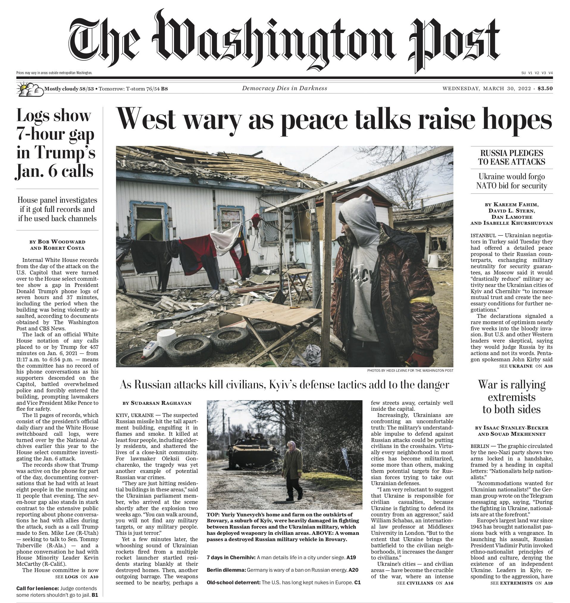 Новини Вінниці - фото з Перші шпальти 22 світових газет: що пишуть про війну в Україні? (Огляд преси)