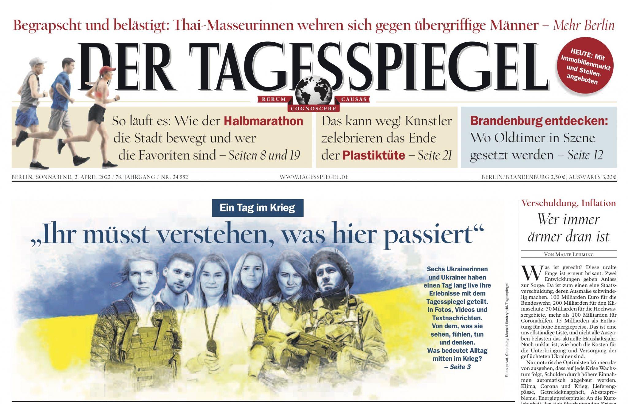 Новини Вінниці - фото з Що пишуть про війну в Україні за кордоном? Огляд відомих газет за 2 квітня