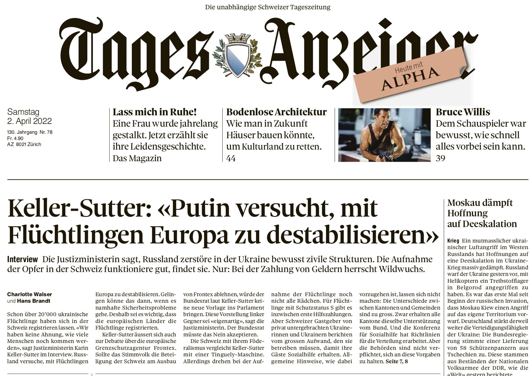Новини Вінниці - фото з Що пишуть про війну в Україні за кордоном? Огляд відомих газет за 2 квітня