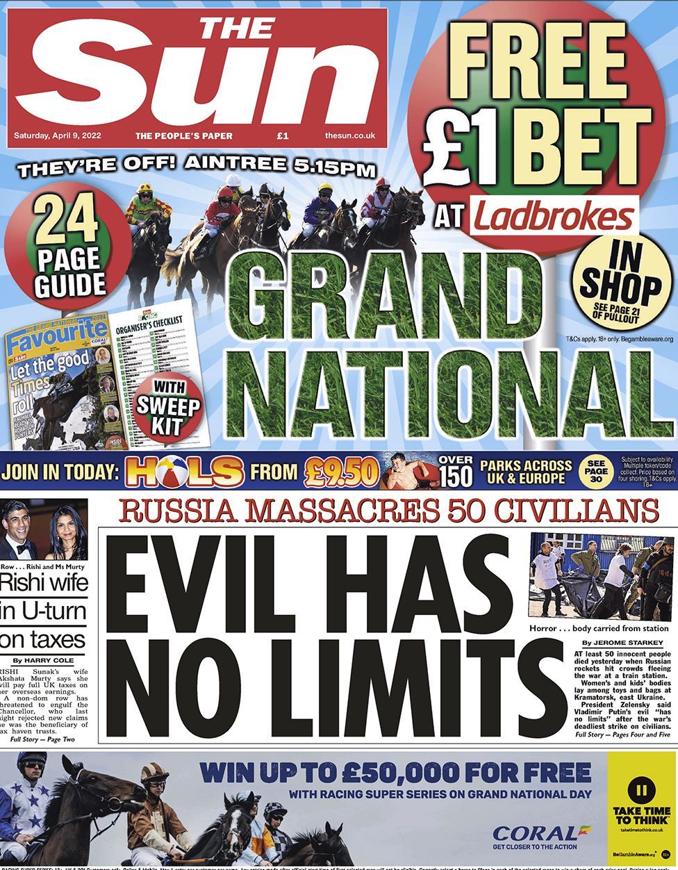 Новини Вінниці - фото з «Буча, Краматорськ…» Що пишуть закордонні газети про трагедії і війну в Україні?