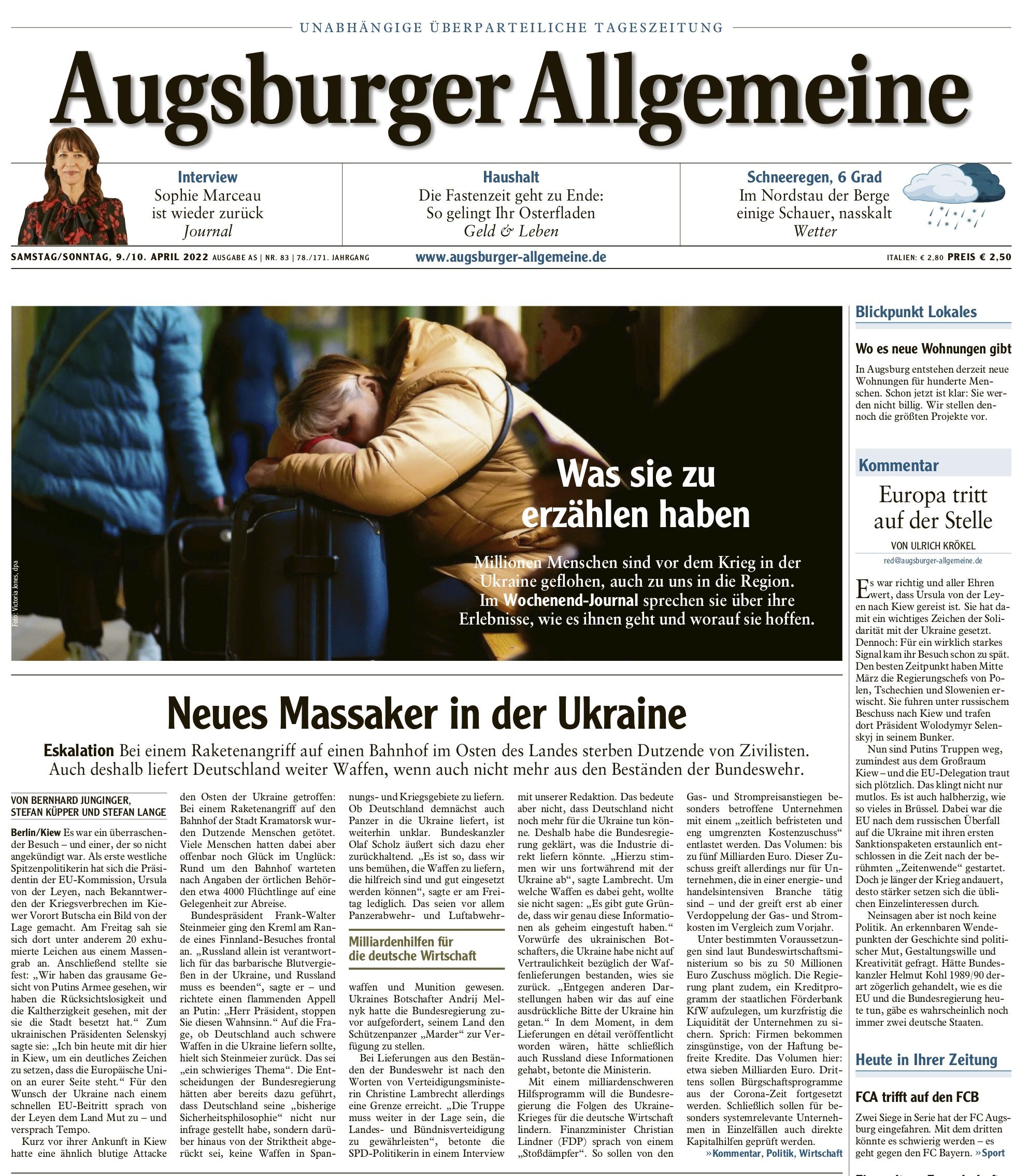 Новини Вінниці - фото з «Буча, Краматорськ…» Що пишуть закордонні газети про трагедії і війну в Україні?