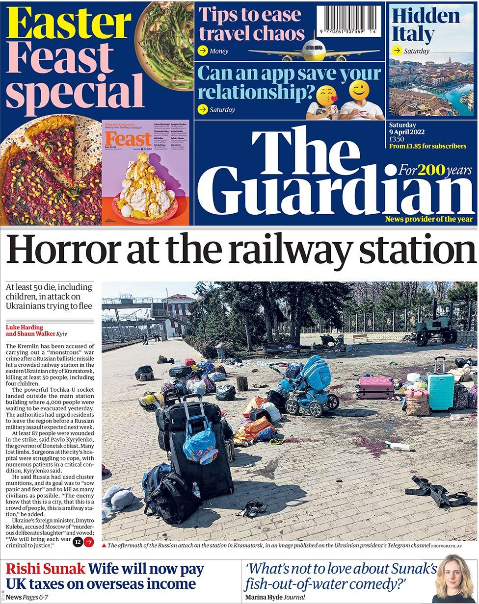 Новини Вінниці - фото з «Буча, Краматорськ…» Що пишуть закордонні газети про трагедії і війну в Україні?