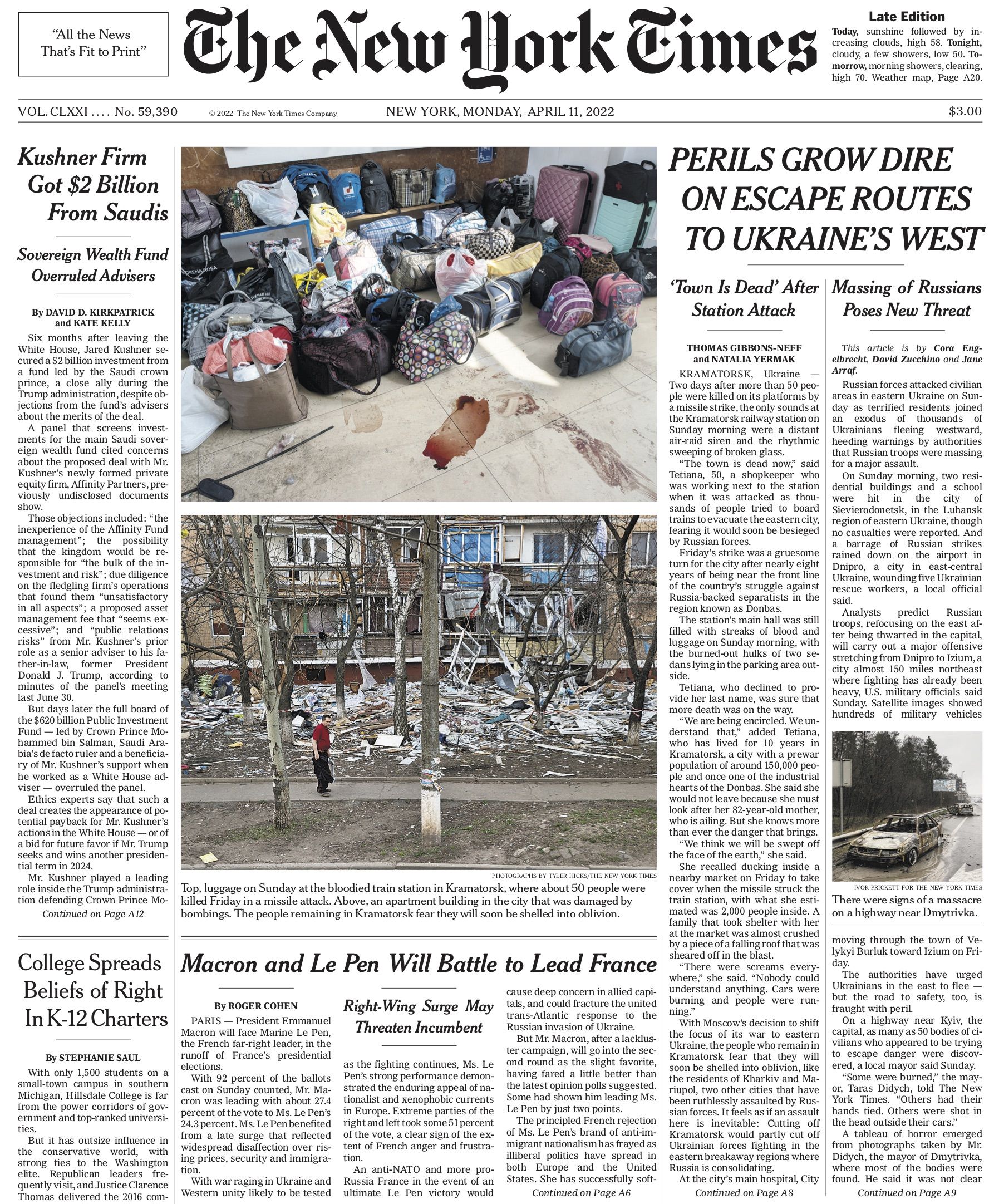 Новини Вінниці - фото з Багаж на закривавленому вокзалі в Краматорську. Огляд світових ЗМІ за 11 квітня