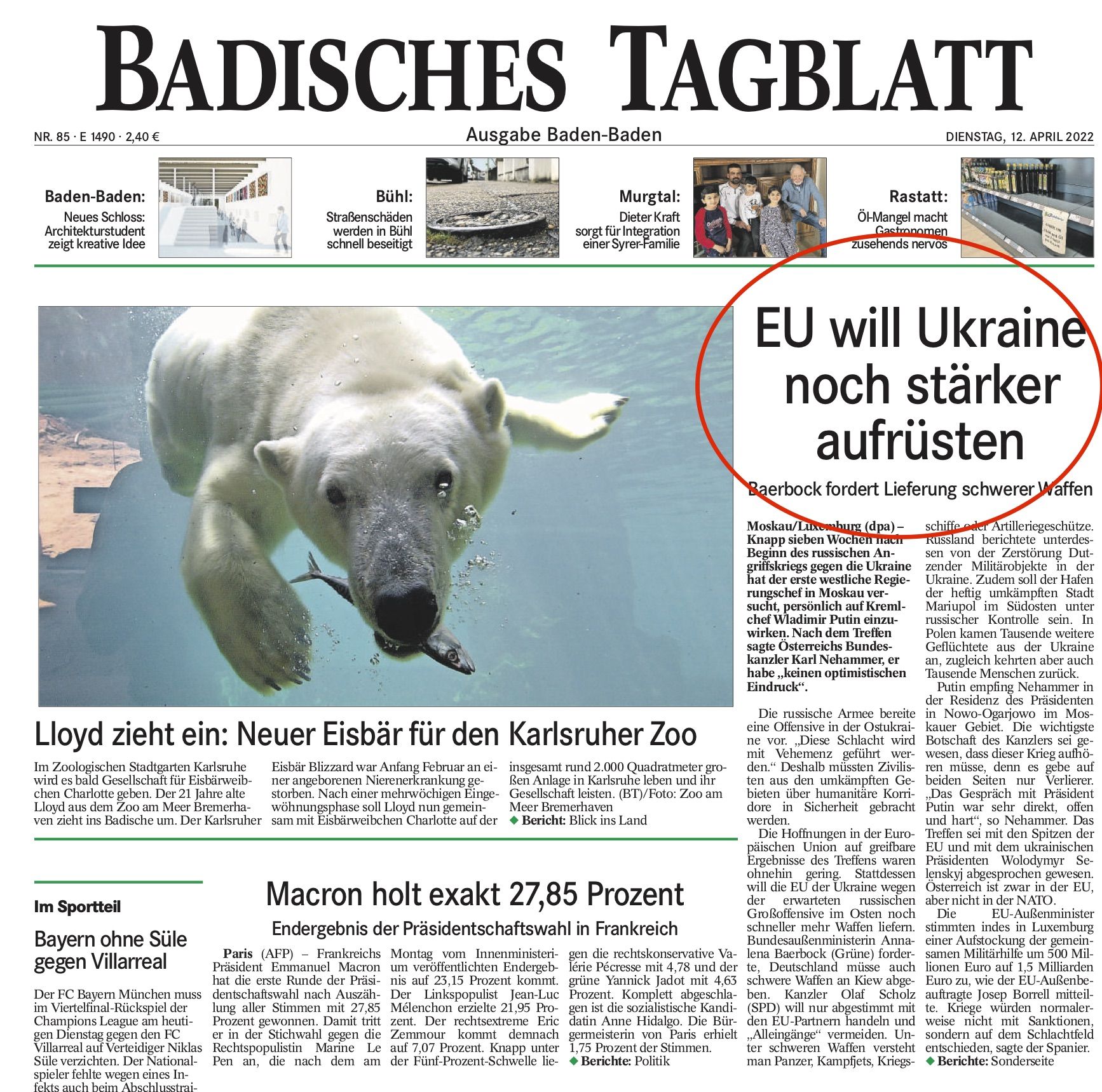 Новини Вінниці - фото з «Навіть говорити про мир стало неможливо». Що пишуть світові газети про війну в Україні?