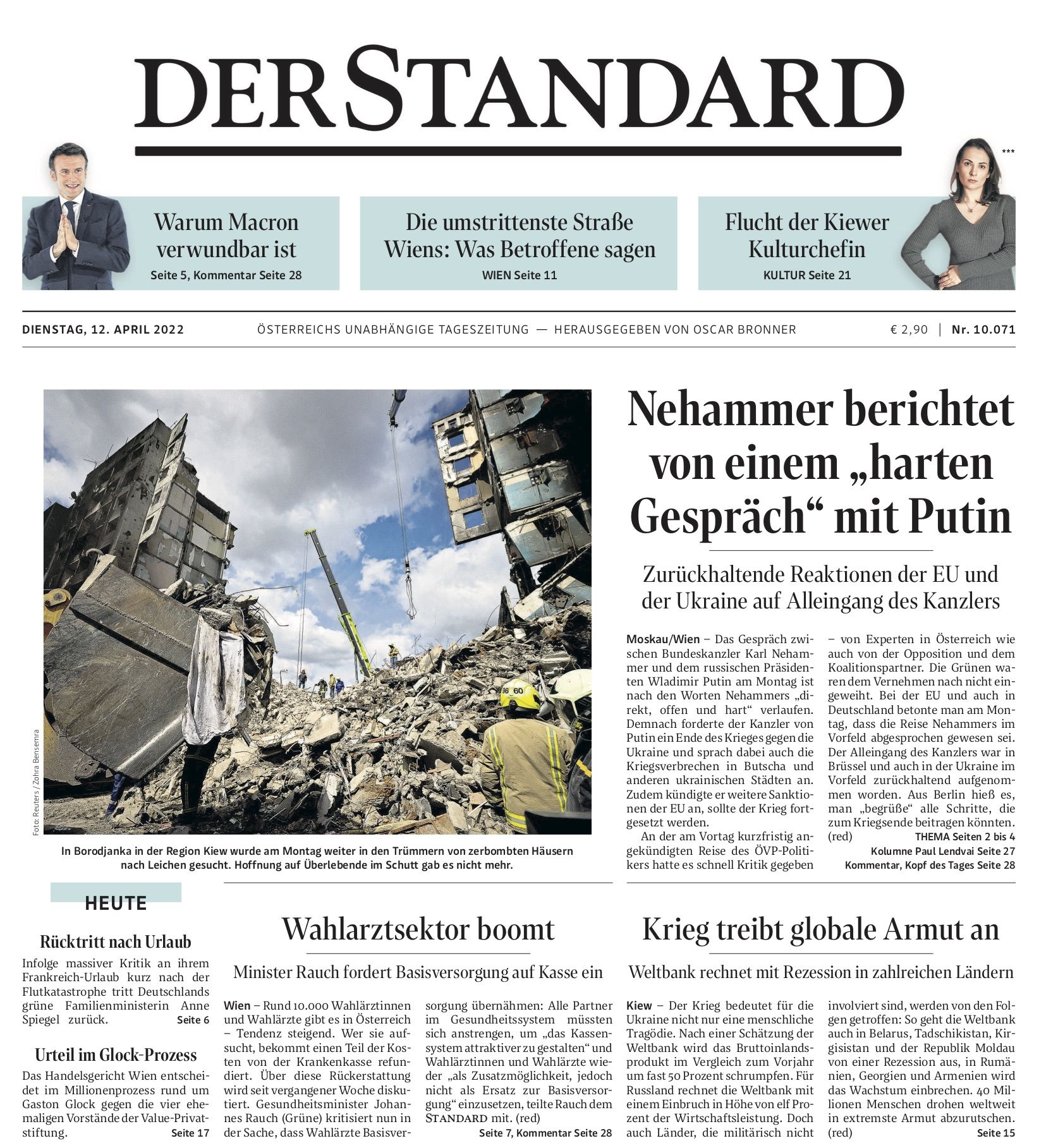 Новини Вінниці - фото з «Навіть говорити про мир стало неможливо». Що пишуть світові газети про війну в Україні?