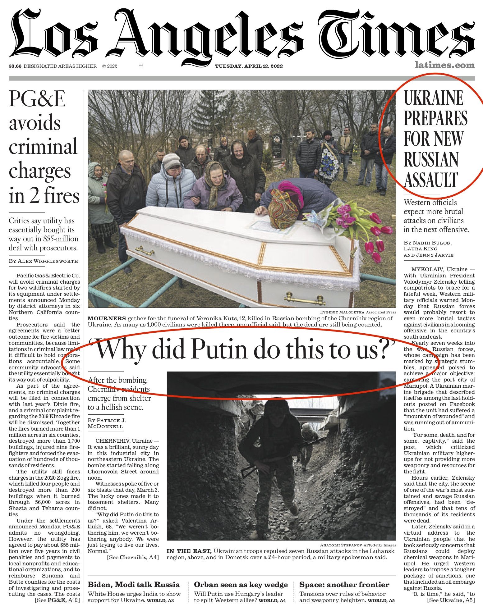 Новини Вінниці - фото з «Навіть говорити про мир стало неможливо». Що пишуть світові газети про війну в Україні?