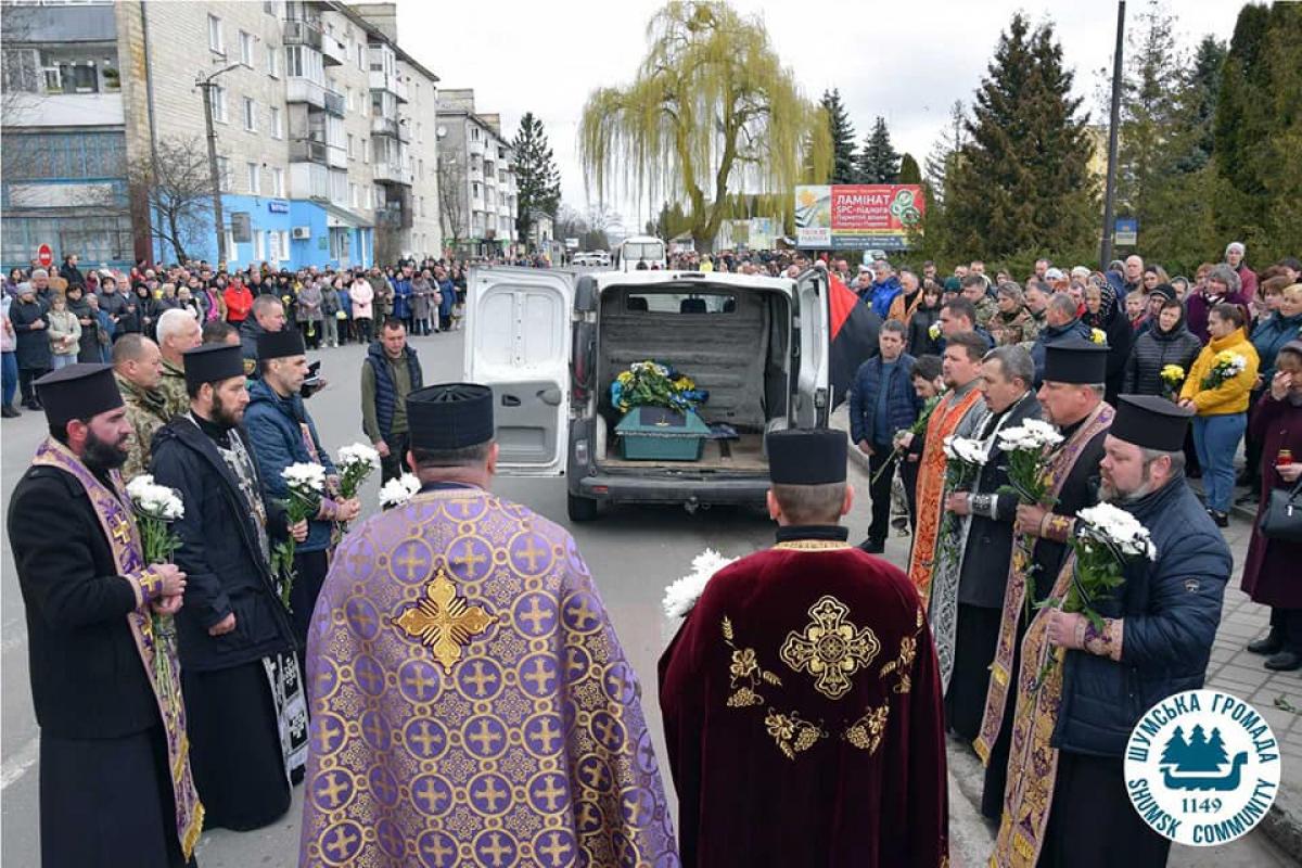 Новини Тернополя - фото з Повернувся з Польщі, коли в Україні почалась війна. На Тернопільщині прощаються з Сергієм Грищуком