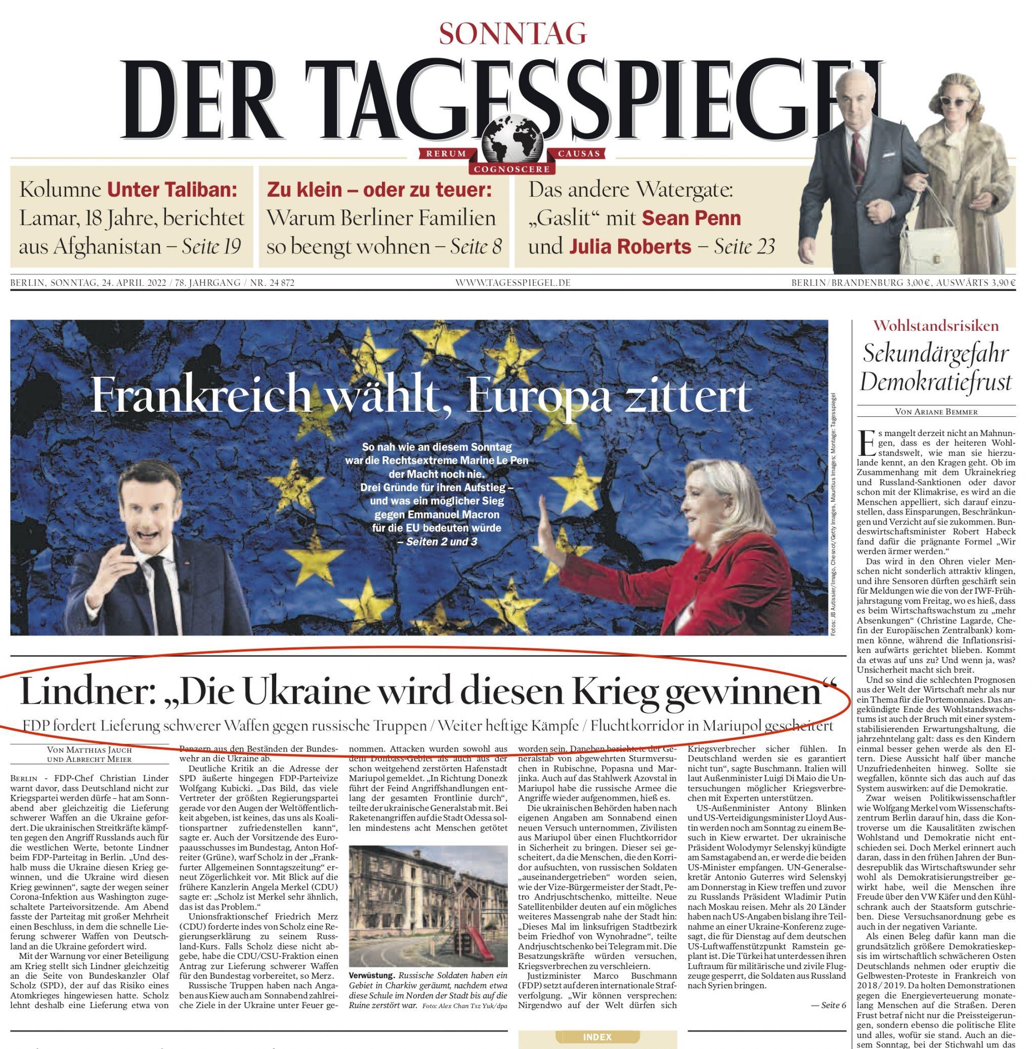 Новини Вінниці - фото з «Мати тікає з дитиною після ракетного обстрілу в Одесі». Що пишуть світові газети про війну в Україні?