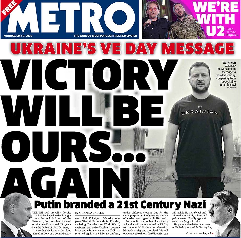 Новини Козятина - фото з «Путіна чекає така ж доля як і фашистів». Що пишуть світові змі про нашу війну