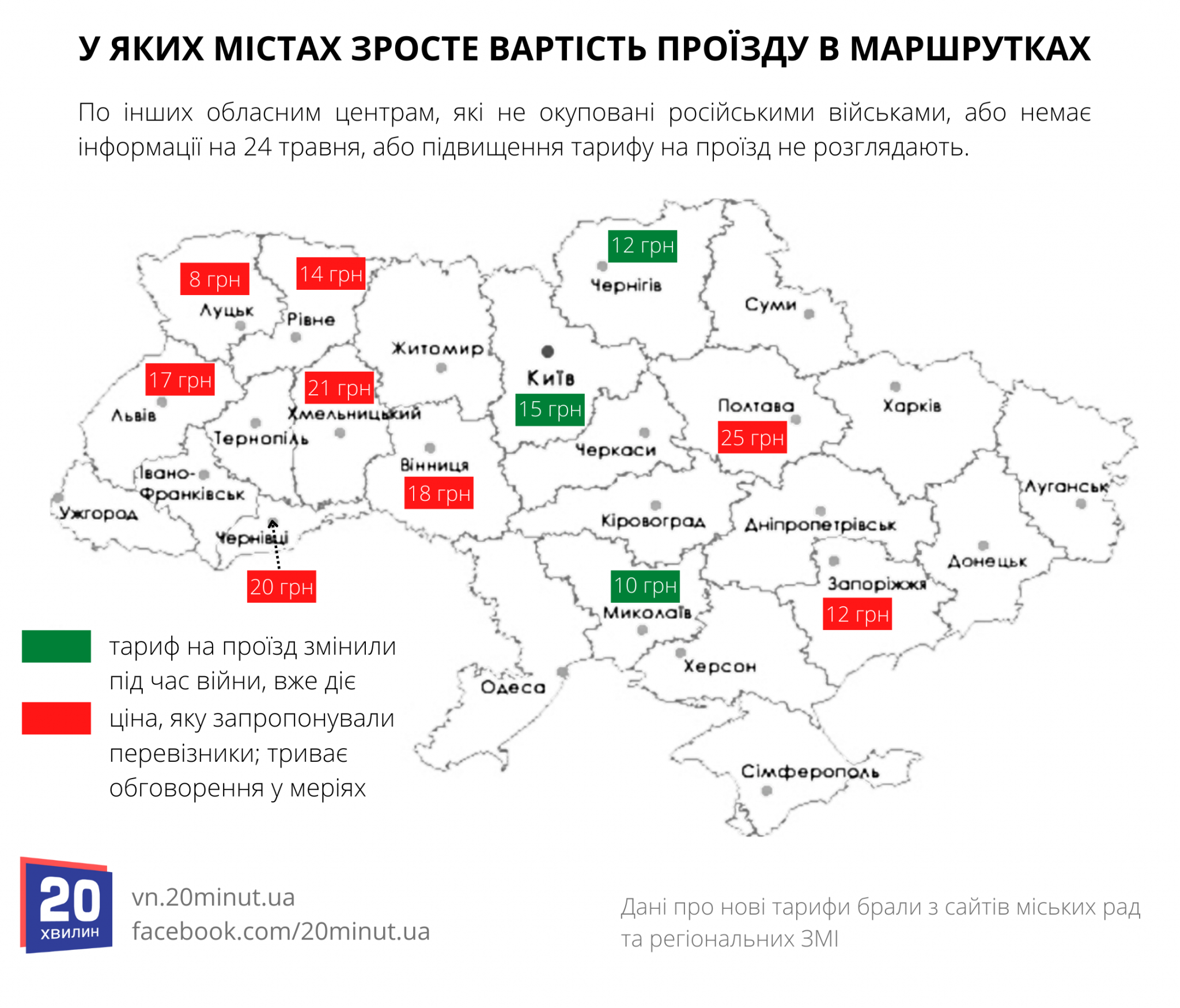 Новини Вінниці - фото з Наслідки великих цін на пальне. 18 гривень за проїзд хочуть брати у вінницьких маршрутках