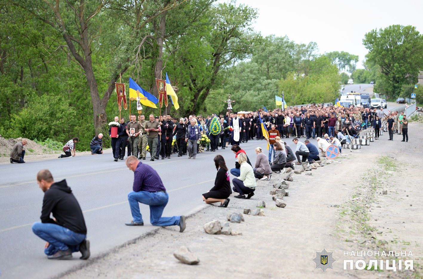 Новини Хмельницького - фото з На 	Хмельниччині  попрощались із полеглим на війні поліцейським Ігорем Махлаєм