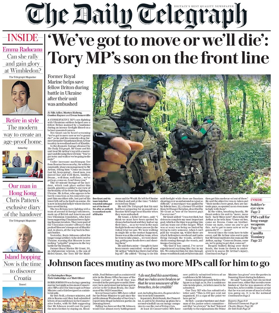 Новини Вінниці - фото з «Син британського депутата підбив російський броньовик». Що пишуть світові ЗМІ про війну в Україні?