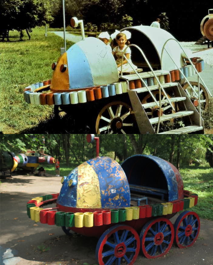 Новини Тернополя - фото з Як змінилось «Космічне містечко» у гідропарку «Топільче». Відтворили ретро-фото