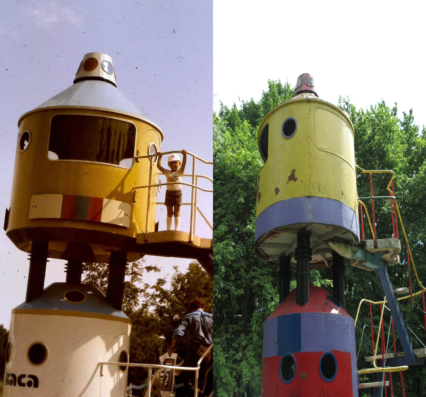 Новини Тернополя - фото з Як змінилось «Космічне містечко» у гідропарку «Топільче». Відтворили ретро-фото