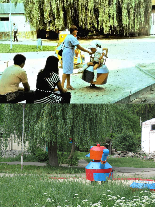 Новини Тернополя - фото з Як змінилось «Космічне містечко» у гідропарку «Топільче». Відтворили ретро-фото