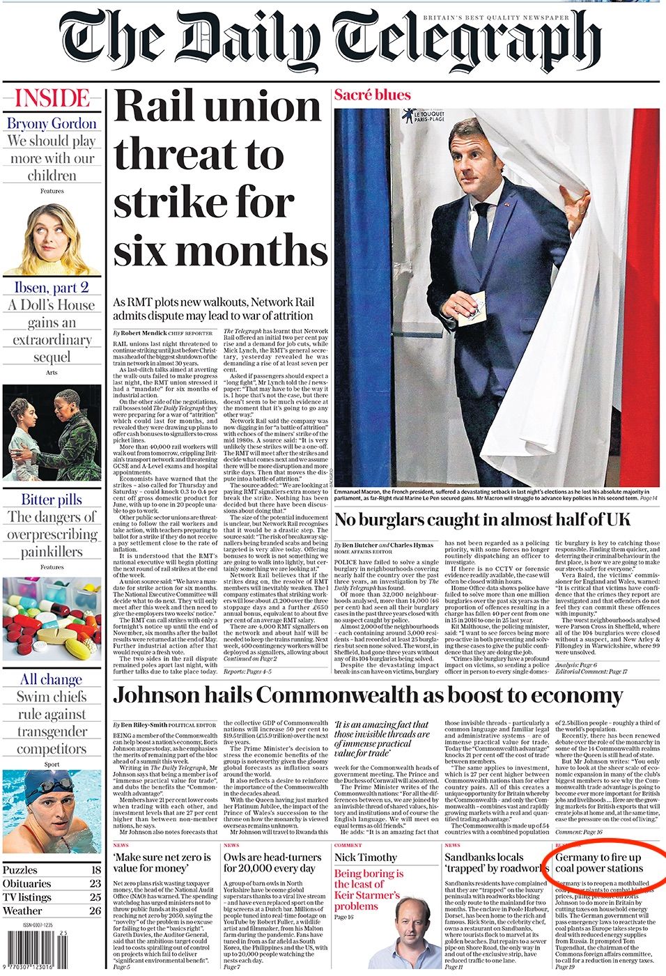 Новини Вінниці - фото з «Повітряні нальоти на Київ». Перші шпальти світових змі про війну росії в Україні