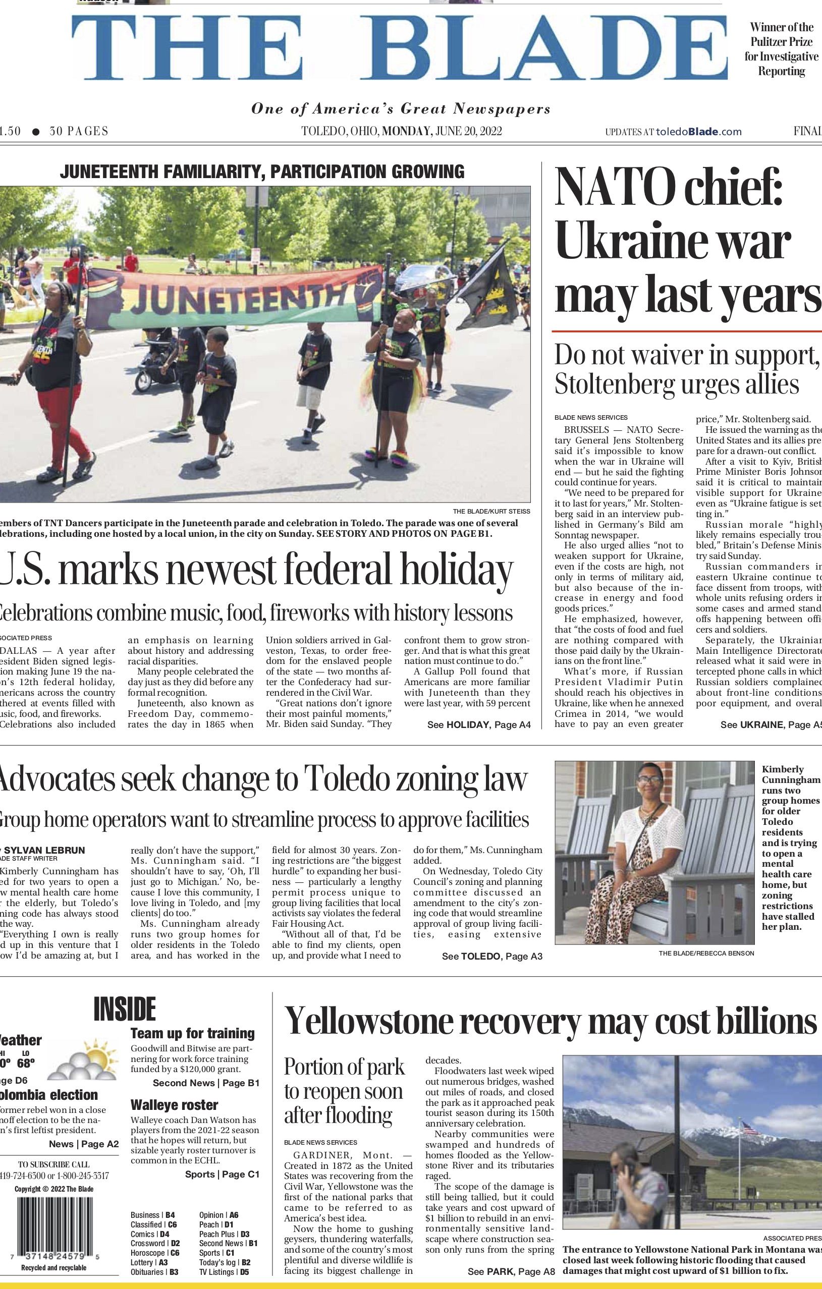 Новини Вінниці - фото з «Повітряні нальоти на Київ». Перші шпальти світових змі про війну росії в Україні