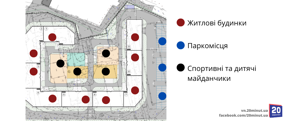 Новини Вінниці - фото з Планують житловий квартал в районі Аграрного університету. Триває обговорення проекту забудови