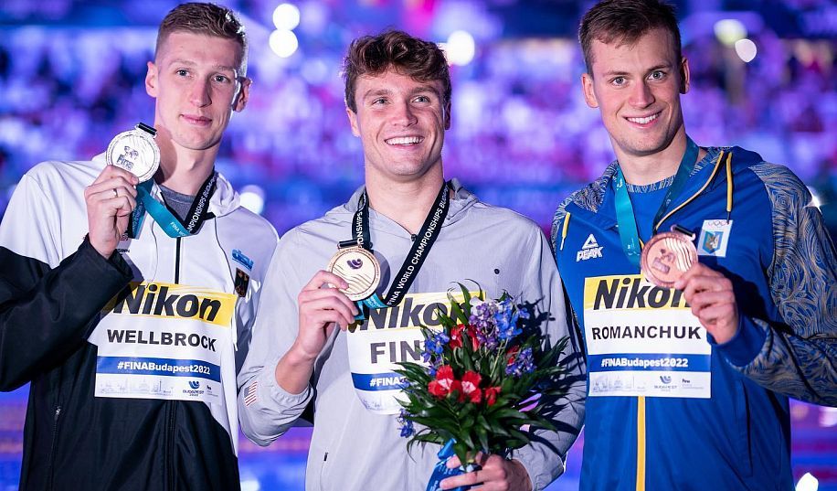 Новини Хмельницького - фото з “Найважча медаль у кар'єрі”: Михайло Романчук завоював “бронзу” світової першості з плавання (ФОТО)
