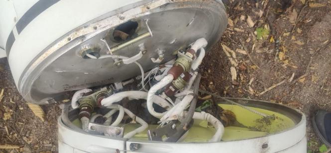 Новини Вінниці - фото з На Вінниччині знайшли ворожу крилату ракету «Калібр», збиту Повітряними Силами На зображенні може бути: на відкритому повітрі