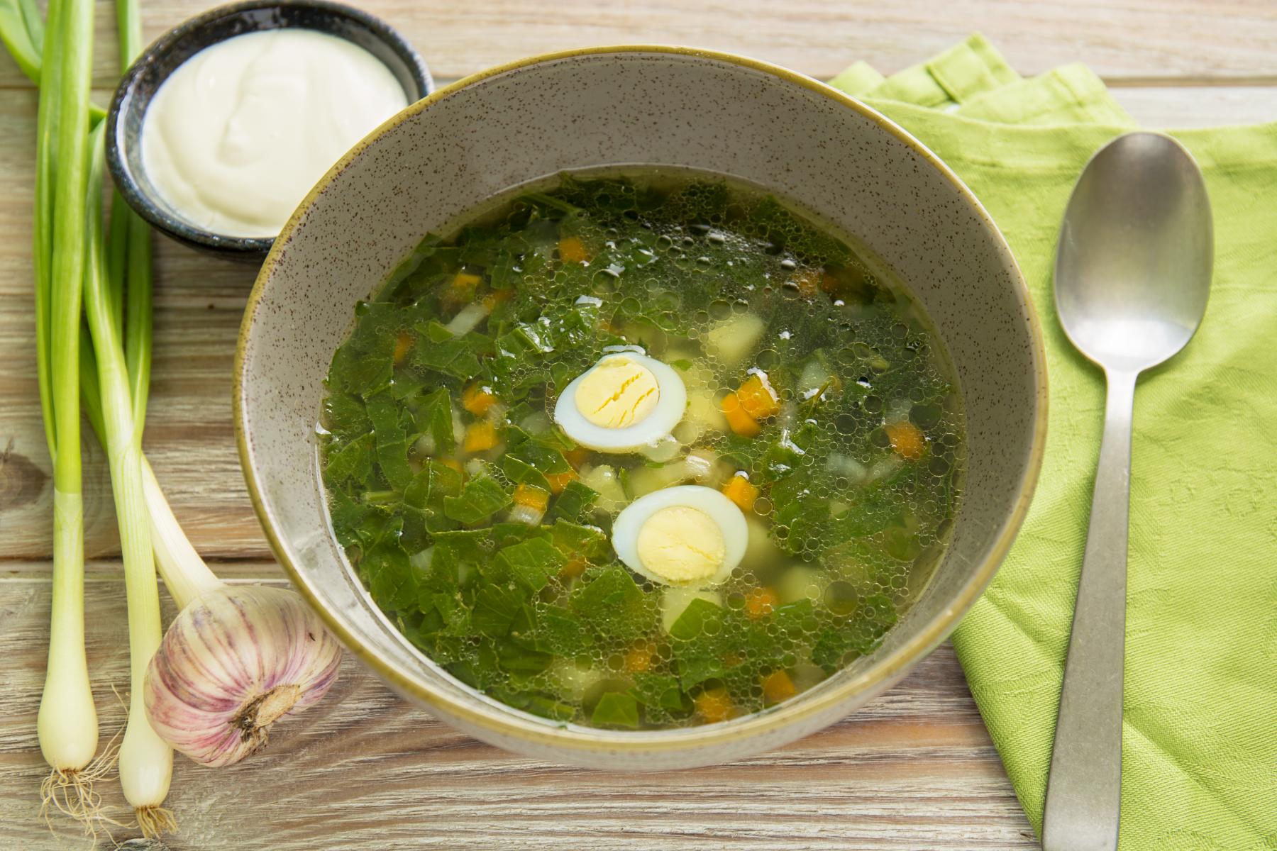 Щавелевый суп рецепт классический с яйцом пошаговый. Зеленый борщ. Зелёный борщ с щавелем. Зелёный борщ с щавелем и яйцом. Зеленый борщ Ингредиенты.