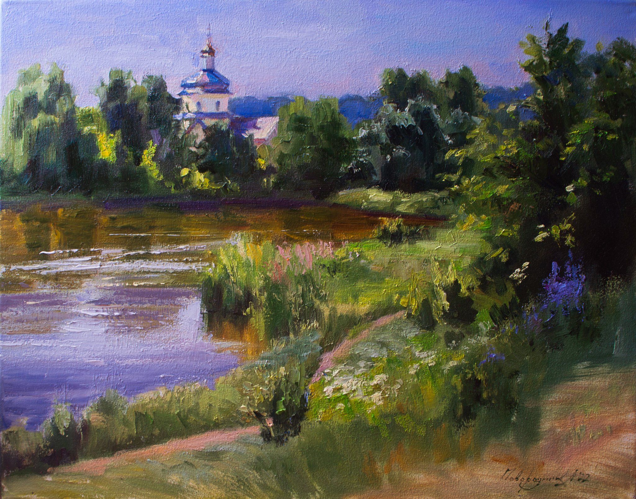 Новини Тернополя - фото з На аукціоні в підтримку ЗСУ продають картини, написані в Залісцях, що на Тернопільщині