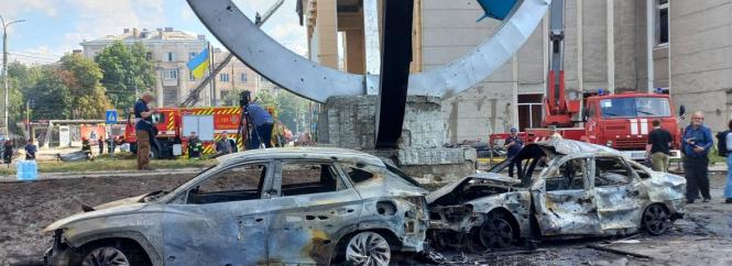 Новини Вінниці - фото з Ракетний обстріл і не тільки. Важливе у Вінниці за тиждень з 11 по 18 липня Люди падали, летіло скло. У мережі з'явилося відео ракетних ударів по Вінниці