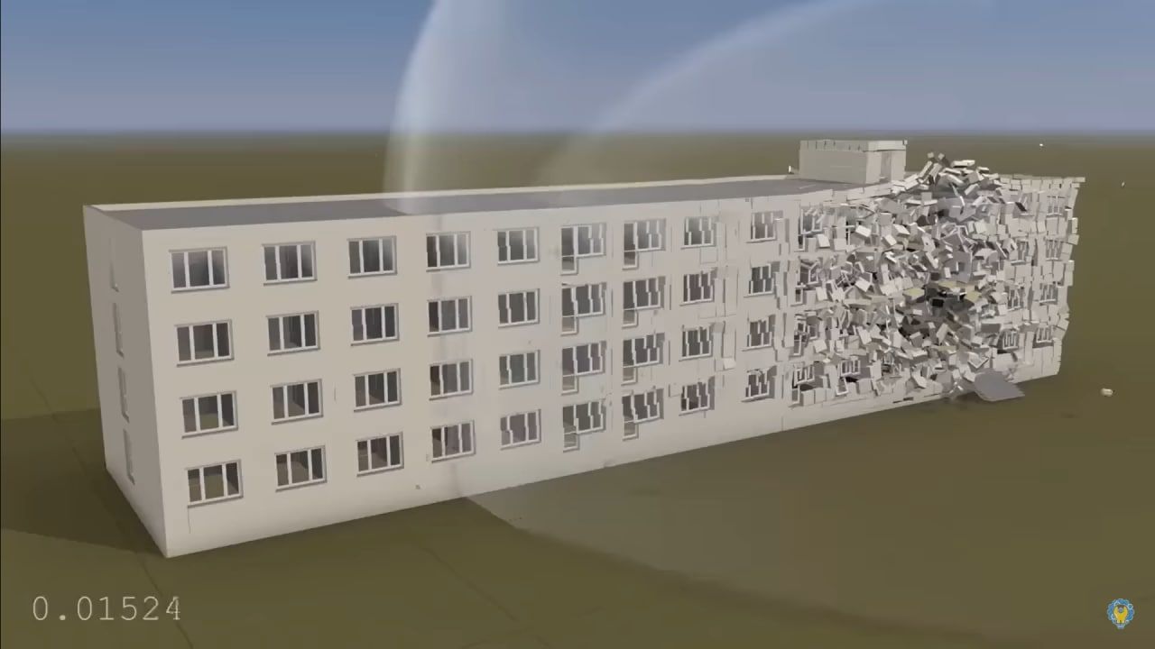 Новини Хмельницького - фото з Інженери змоделювали як влучає російська ракета по житловому будинку (ВІДЕО)