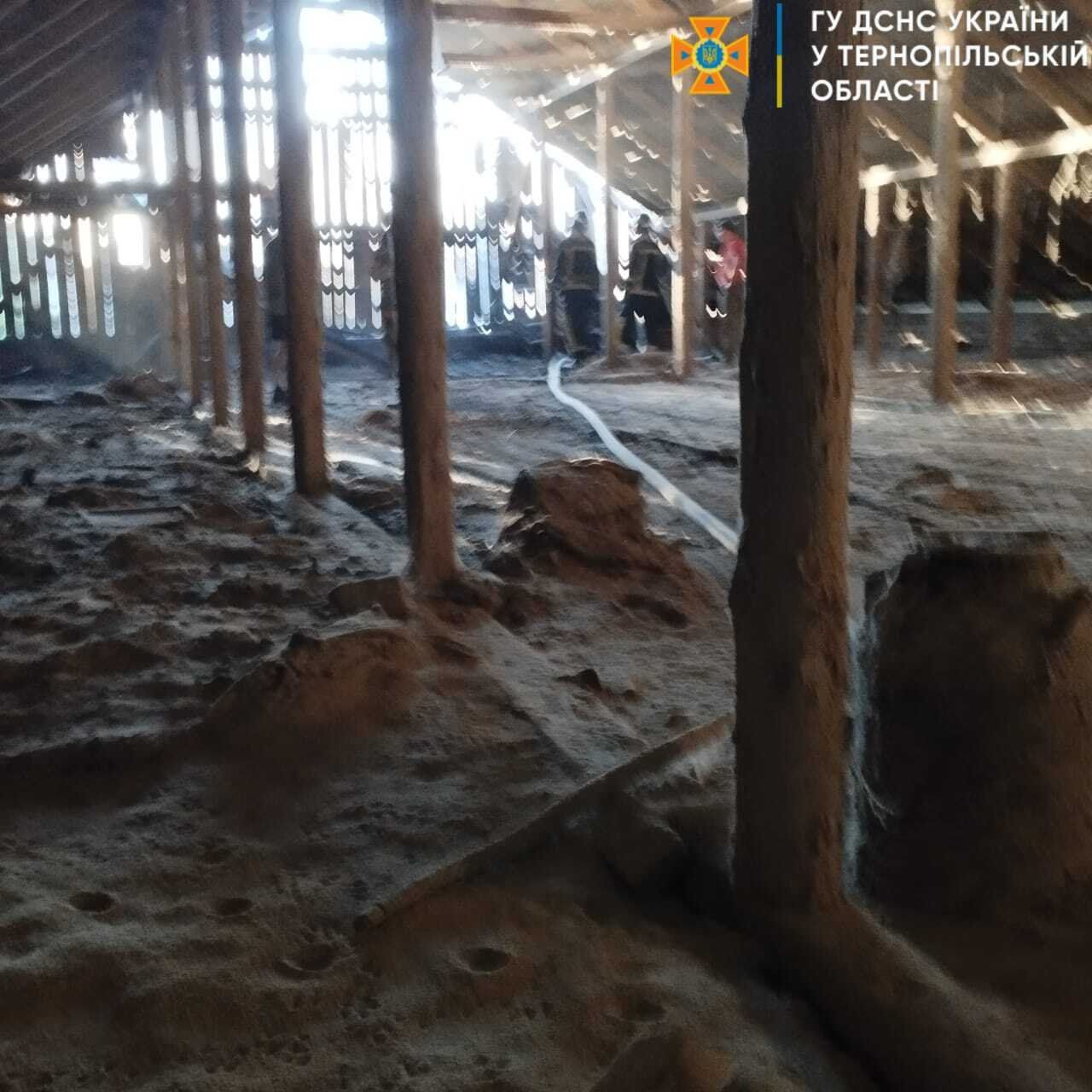 Новини Тернополя - фото з На Чортківщині горів склад