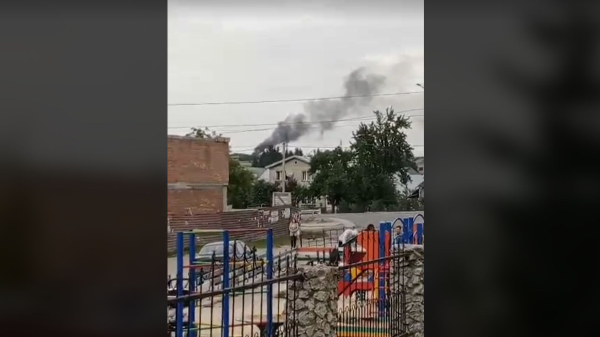 Новини Тернополя - фото з З Великої Березовиці видно сильний дим. Що сталось? (ДЕТАЛІ)