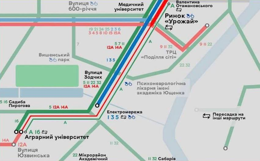 Новини Вінниці - фото з Від ринку «Урожай» до Аграрного університету сьогодні не ходитимуть тролейбуси