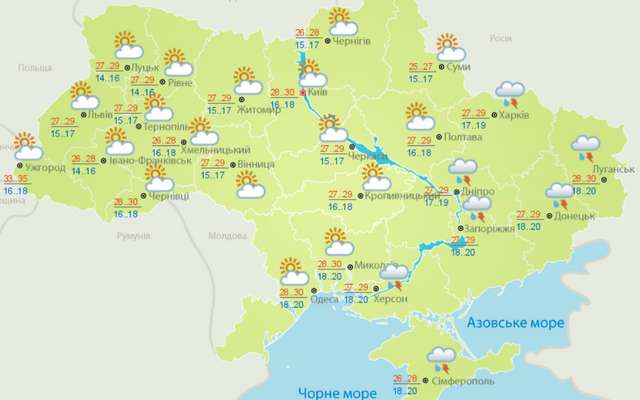 Погода в Україні 19 серпня: прогноз на Спаса - фото 511614
