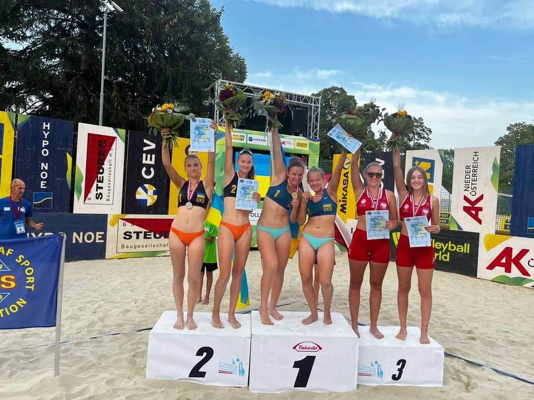 Новини Тернополя - фото з Тернополянка Софія Яцькова виборола «золото» на Чемпіонаті Європи з пляжного волейболу