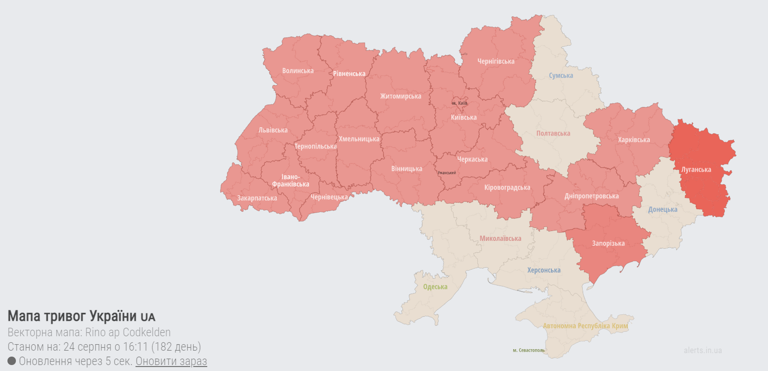 Новини Хмельницького - фото з Над сусідньою Вінничиною працює ППО, - Сергій Борзов