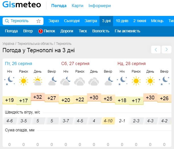 Новини Тернополя - фото з У найближчі дні на Тернопільщині буде спека