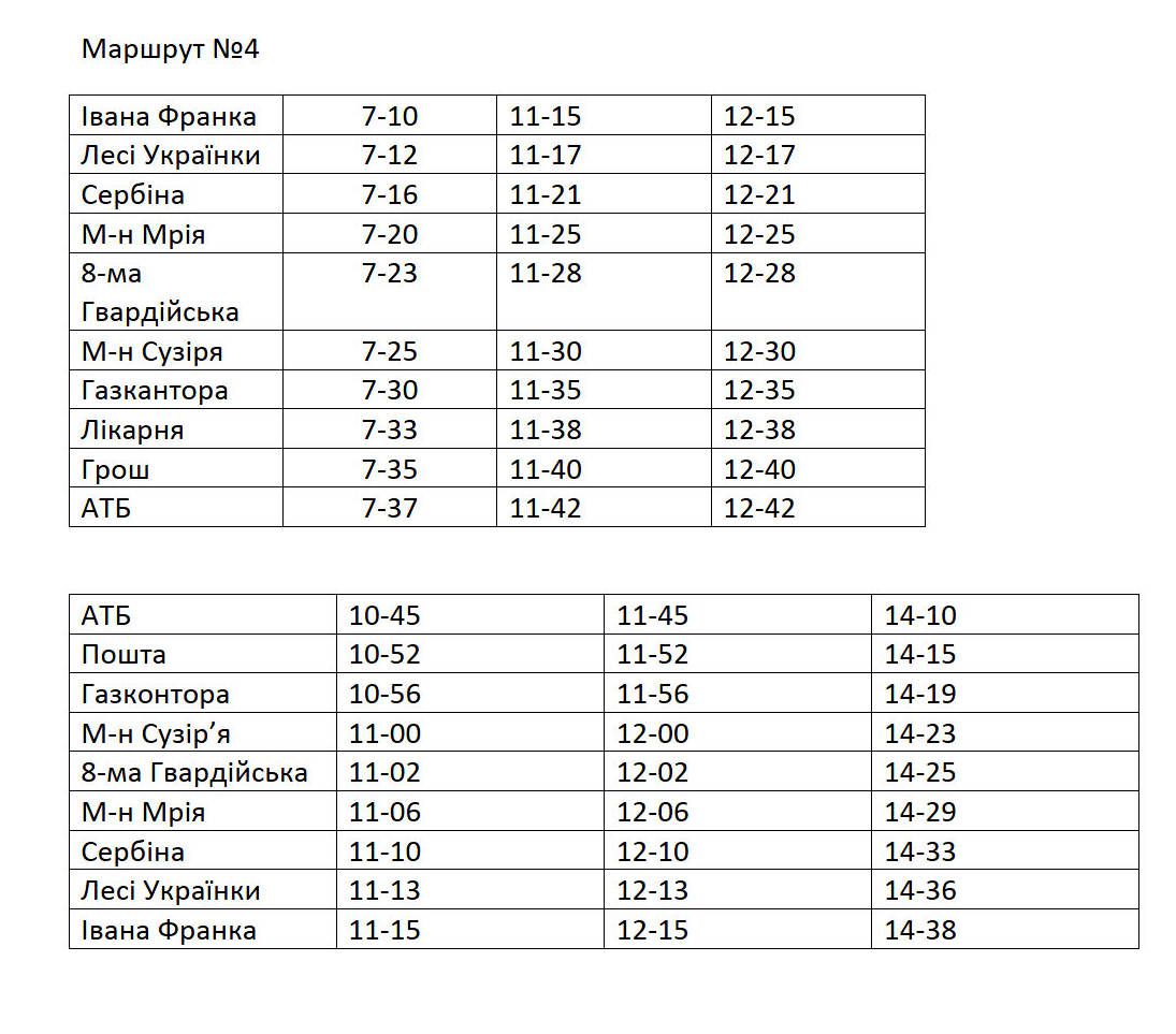 Новини Козятина - фото з Опублікували графік автобусних маршрутів по місту на період воєнного стану