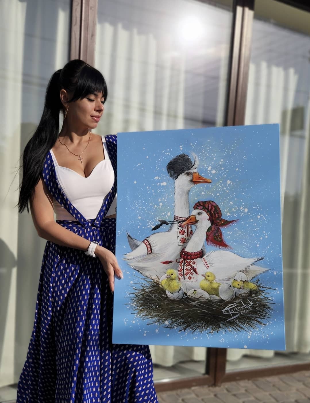 Новини Вінниці - фото з Гусаків Світлани Теренчук плагіатять по всій Україні. «Біологічну зброю» дизайнерка запатентувала