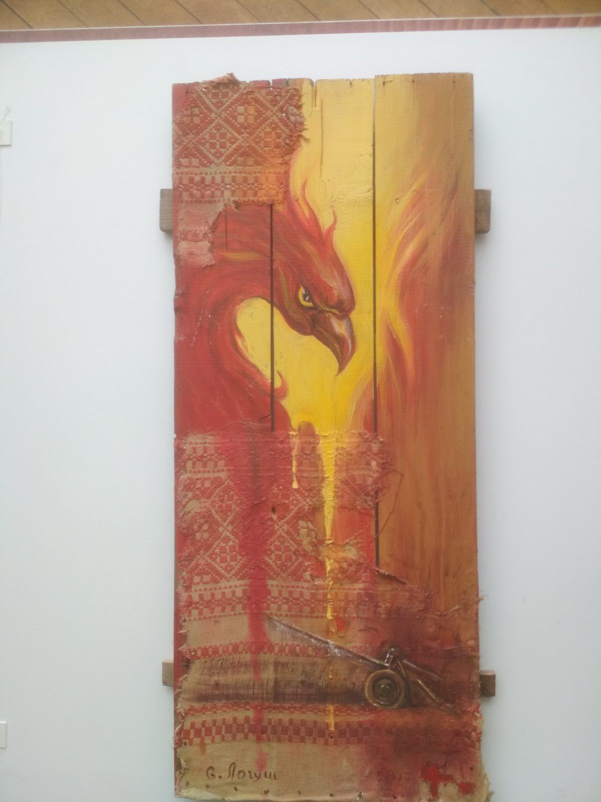 Новини Тернополя - фото з Художниця з Тернополя передала в Музей національно-визвольної боротьби частину своїх робіт з фронту