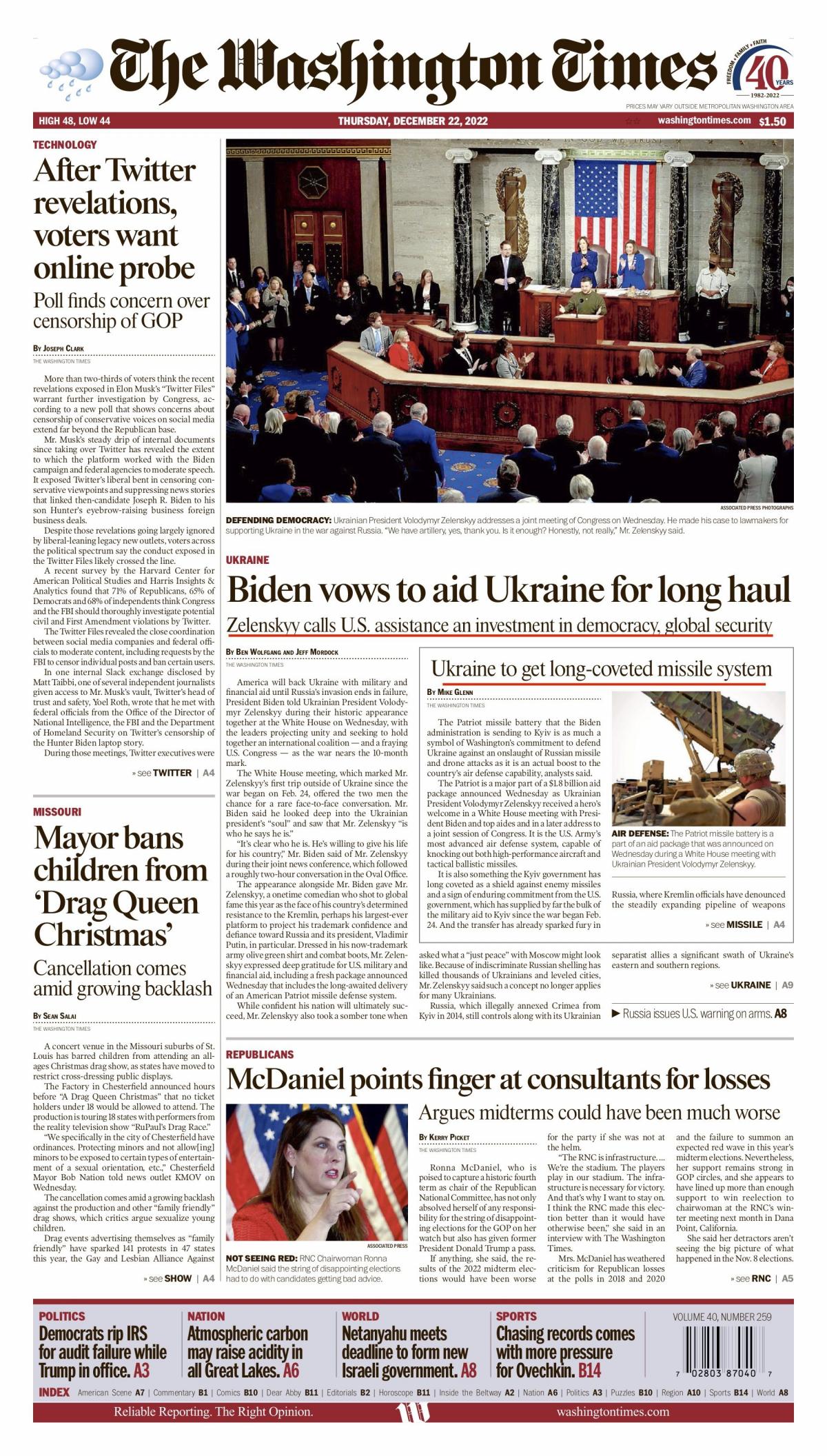 Новини Тернополя - фото з Зеленський просить додаткової допомоги: що пищуть американські газети