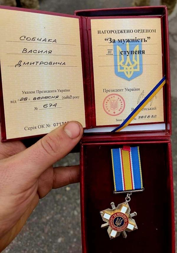 Новини Тернополя - фото з Військовий з Тернопільщини отримав орден «За мужність» III ступеня