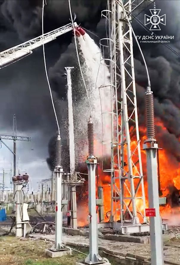 Новини Хмельницького - фото з Рятувальники Хмельниччини оприлюднили фото з місць прильотів