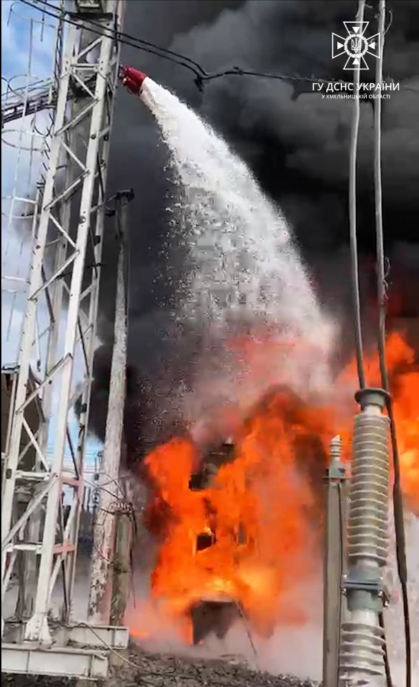 Новини Хмельницького - фото з Рятувальники Хмельниччини оприлюднили фото з місць прильотів