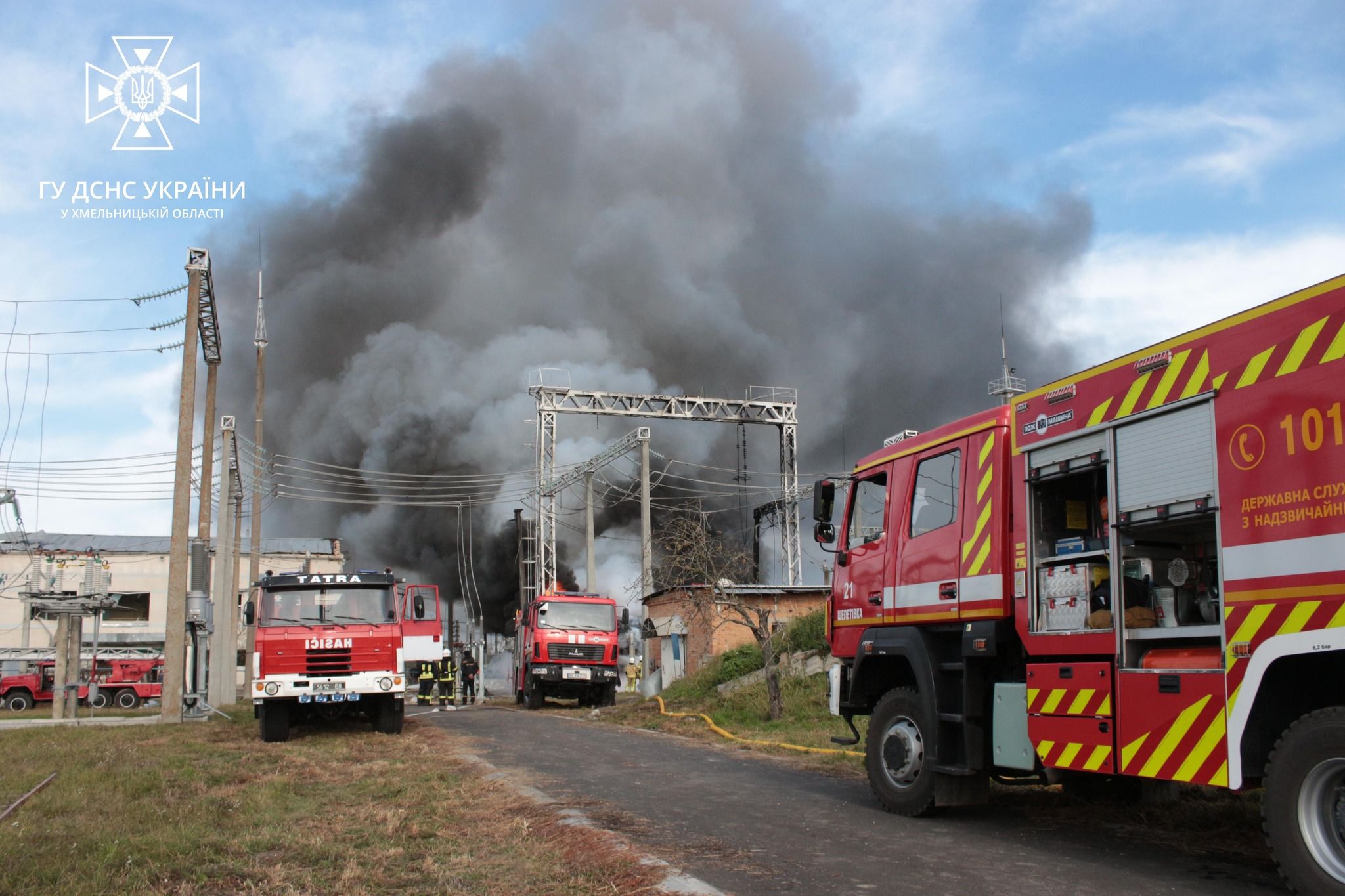 Новини Хмельницького - фото з Рятувальники Хмельниччини оприлюднили фото з місць прильотів