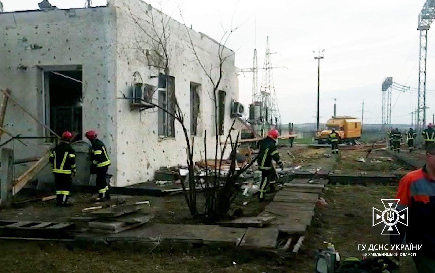 Новини Хмельницького - фото з Рятувальники Хмельниччини оприлюднили фото з місць прильотів