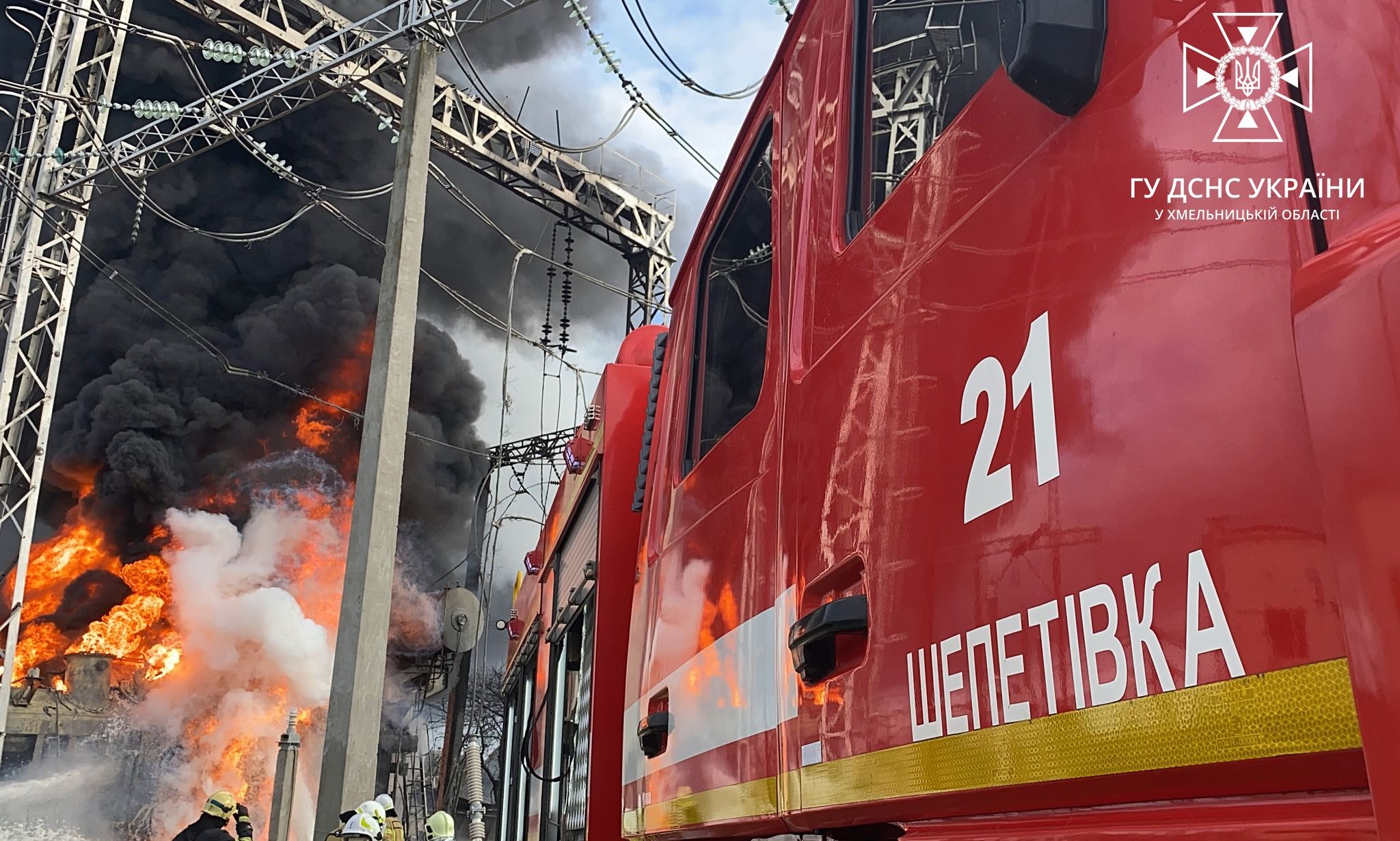 Новини Хмельницького - фото з Рятувальники Хмельниччини оприлюднили фото з місць прильотів