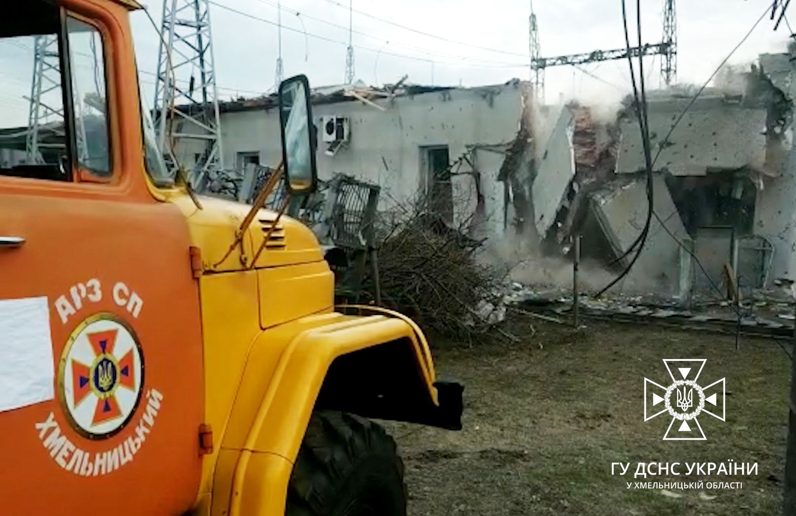 Новини Хмельницького - фото з Рятувальники Хмельниччини оприлюднили фото з місць прильотів