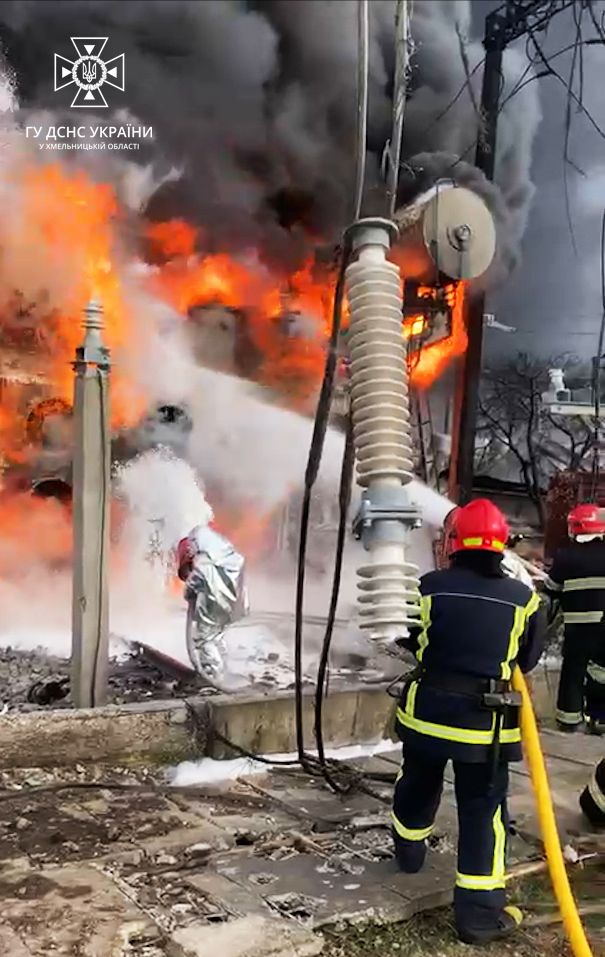 Новини Хмельницького - фото з Рятувальники Хмельниччини оприлюднили фото з місць прильотів