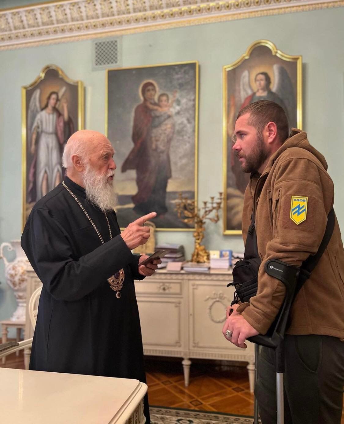 Новини Тернополя - фото з Звільнений з полону В'ячеслав Білий отримав високу церковну відзнаку з рук Святійшого Патріарха
