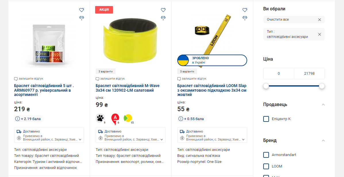 Новини Вінниці - фото з Світловідбивальні елементи. Як і за скільки зробити себе видимим на дорозі у темну пору